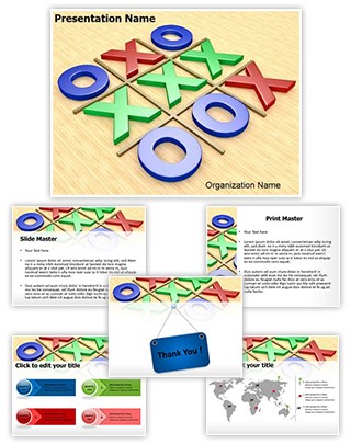 Tic Tac Toe Editable PowerPoint Template