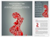 HIV Icon Editable PowerPoint Template