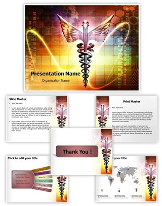 Medical Logo Design Editable PowerPoint Template