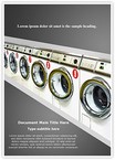 Laundromat Editable Template