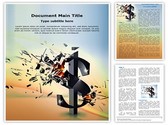 Financial Crisis Editable PowerPoint Template