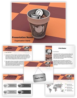 Time Wastage Editable PowerPoint Template