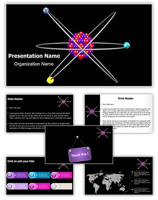 Atom Structure Editable PowerPoint Template