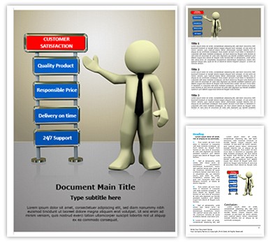 Customer Satisfaction Editable Word Template