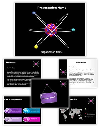 Atom Structure Editable PowerPoint Template