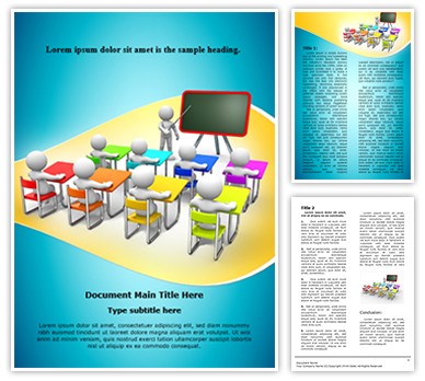 Classroom Editable Word Template