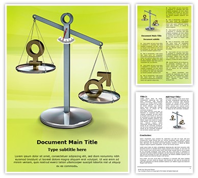 Discrimination Laws Editable Word Template