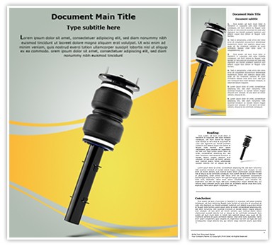 Air Suspension Editable Word Template