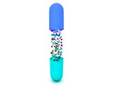 Medical Capsule Pills Editable Template