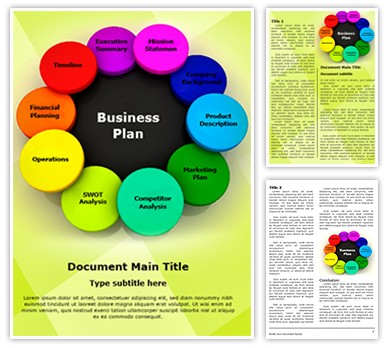 Business Plan Editable Word Template