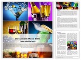 Alcohols Editable PowerPoint Template