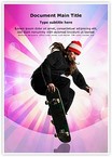 Skateboarding Editable Template