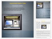 Automated teller machine Editable PowerPoint Template