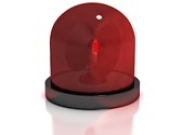 Red Siren Light Template