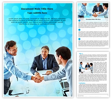 Business deal Editable Word Template