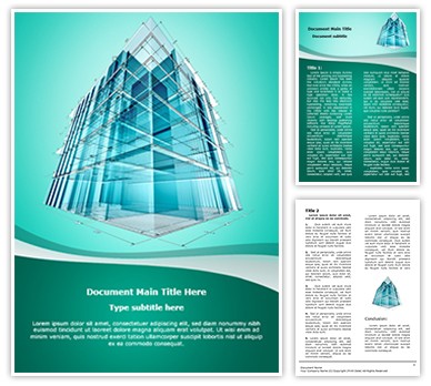 Architectural Engineering Editable Word Template