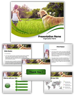 Dog Editable PowerPoint Template