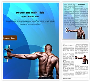 Body Builder Editable Word Template