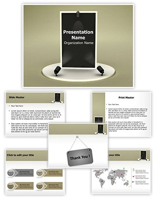 Advertisement Board Editable PowerPoint Template