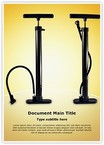 Bicycle Air Pump Editable Template