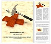 Hammer Nail Titanium Editable PowerPoint Template