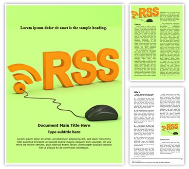 RSS Editable Word Template