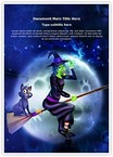 Sorceress Witchcraft Editable Template