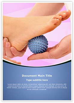 Foot Massage Ball Editable Word Template