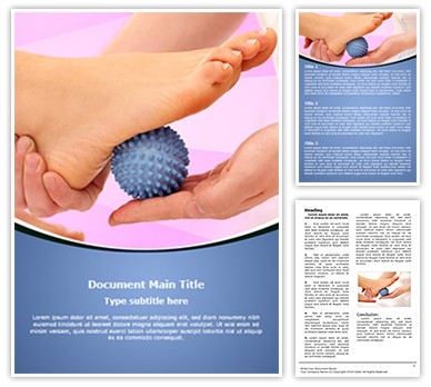 Foot Massage Ball Editable Word Template