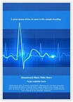 Medical Equipment Electrocardiogram Editable Template