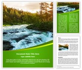 River Travel Destinations Editable PowerPoint Template