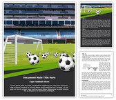 Goal Keeper Soccer Sports Editable PowerPoint Template