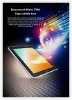 Mobile Media Tablet Editable Template
