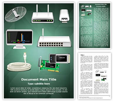 Network Hardware Editable Word Template