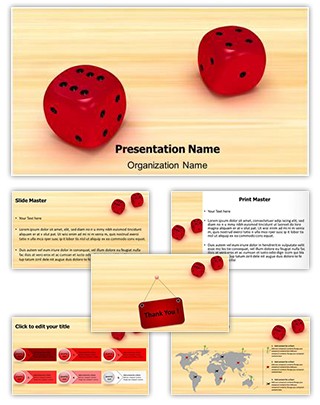 Dice Editable PowerPoint Template