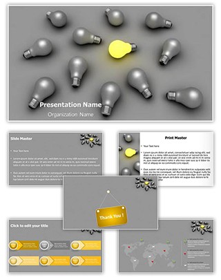 Idea Bulb Editable PowerPoint Template