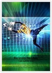 Soccer Goalkeeper Editable Template