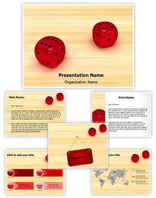 Dice Editable PowerPoint Template