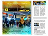 Airport Editable PowerPoint Template