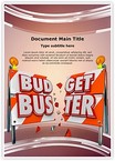 Financial Budget Buster Editable Template