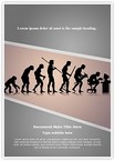 Human Evolution Editable Template