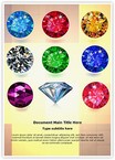 Jewelry Gemstone Editable Template