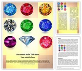 Jewelry Gemstone Editable PowerPoint Template