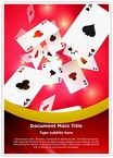 Gambling Playing Cards Editable Template
