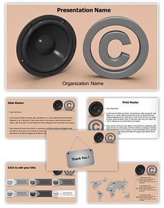 Music Copyright Law Editable PowerPoint Template