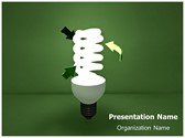 CFL Green Energy Editable PowerPoint Template