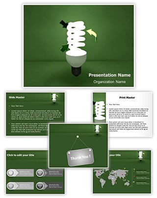 CFL Green Energy Editable PowerPoint Template