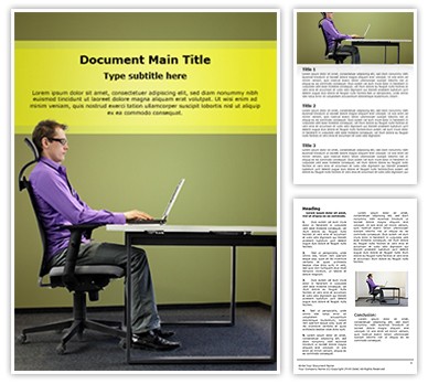 Office Ergonomics Editable Word Template