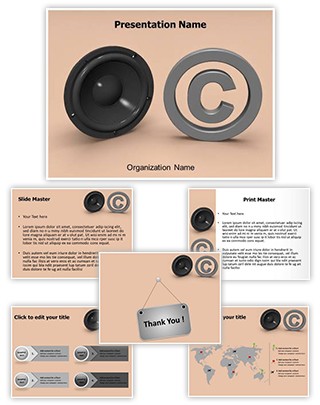 Music Copyright Law Editable PowerPoint Template