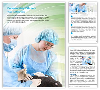 Veterinary Editable Word Template